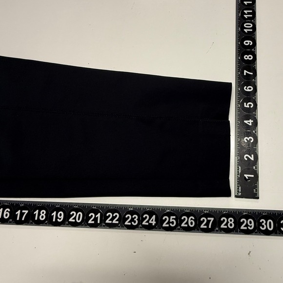 St. John Pants Womens 10 32x28 Black Trousers Pintuck Side Zip Split Hem Career - Picture 4 of 7